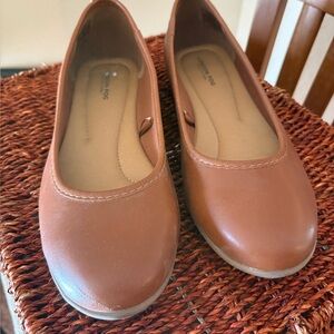 London Fog Tan Women's Flats